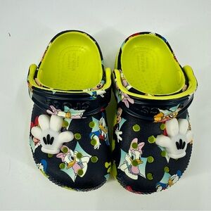 CROCS Disney Mickey Mouse and Friends Clogs Kids LIGHT UP Donald Duck Size C6